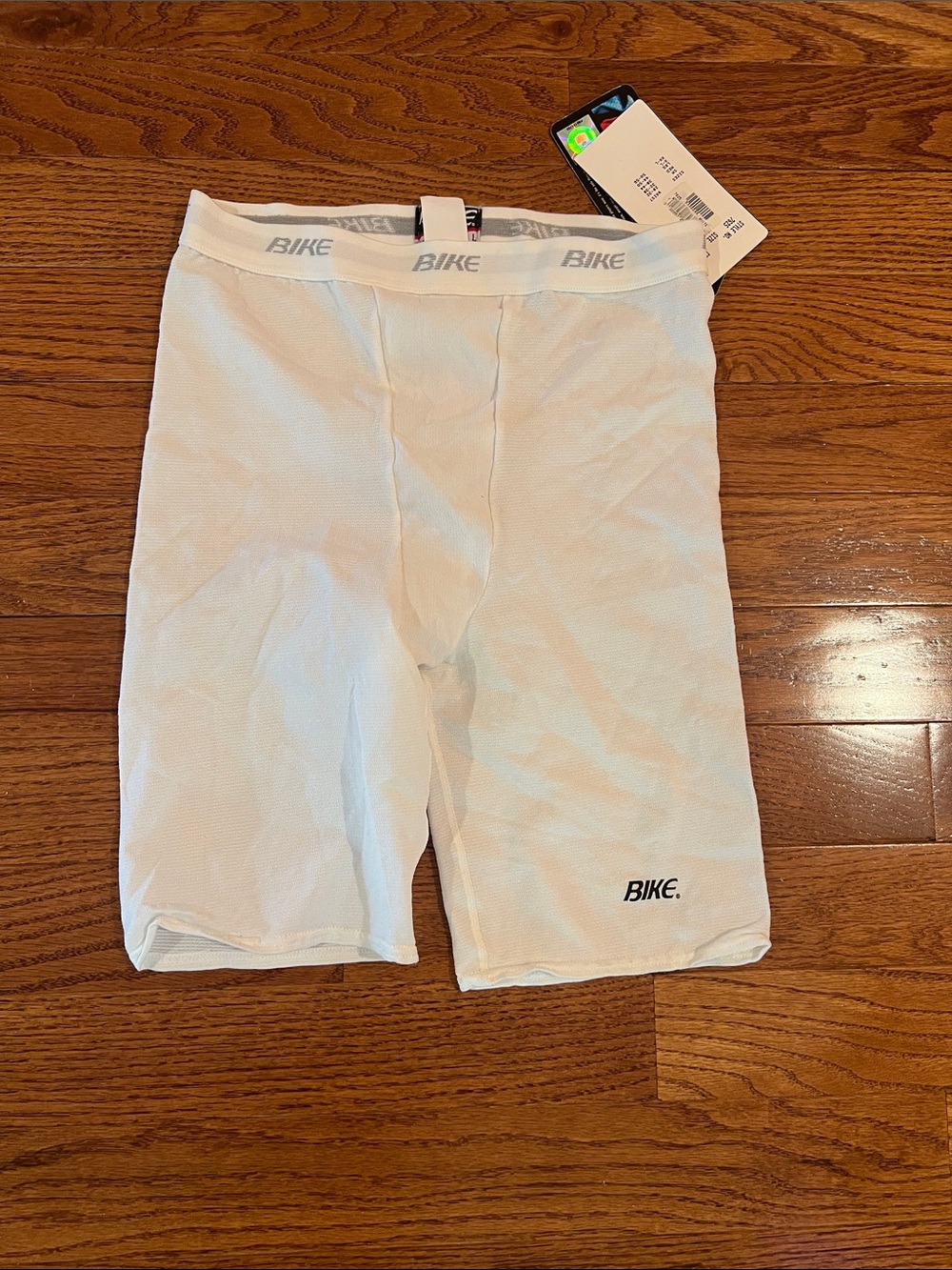 Bike Men’s White Compression Bike Shorts